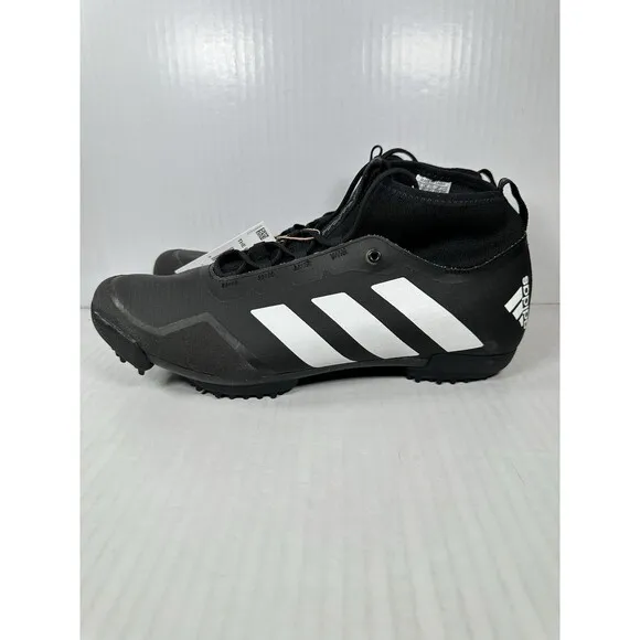 Size 9.5 Adidas The Gravel Cycling Shoes Core Black/White GW5330 Men's NEW