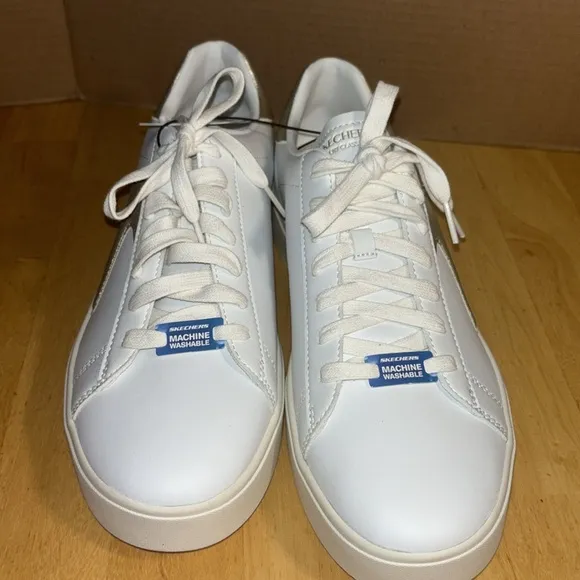 Skechers | Eden LX -Beaming Glory- Court Classics White/ Gold | Women’s Size: 11