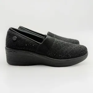Skechers Martha Stewart x Skechers Pier Lite Reflection Shoes Black Size 8