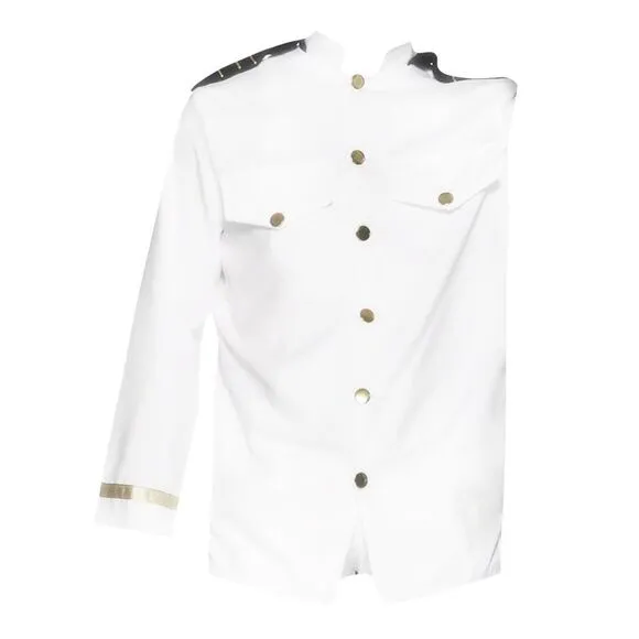 Smiffys Mens Captain Costume Set / White