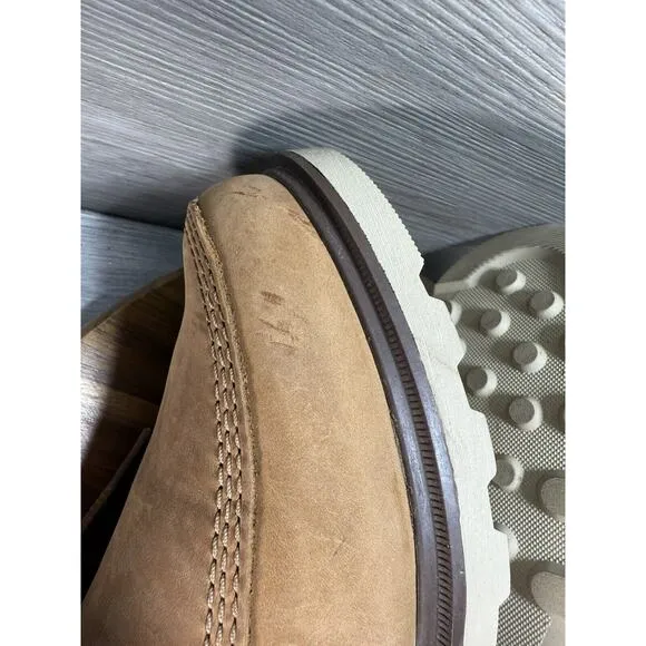 SOREL Carson™ Storm Waterproof Boot Men’s Size 13 Camel Brown/Oatmeal