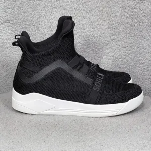 Soulsfeng Skytrack Mens Size 9 High Top Running Shoes Sneakers Black Mesh