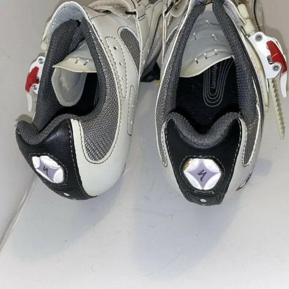 Specialized BG Cycling Shoes white purple 38.5 8US