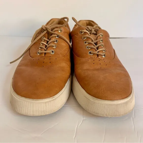 Sperry Top Sider Gold Cup Caramel Tan Leather Mens Shoes Size 11