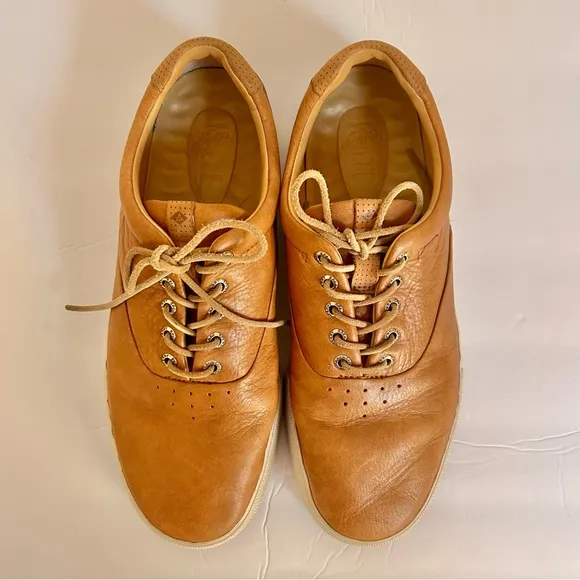 Sperry Top Sider Gold Cup Caramel Tan Leather Mens Shoes Size 11