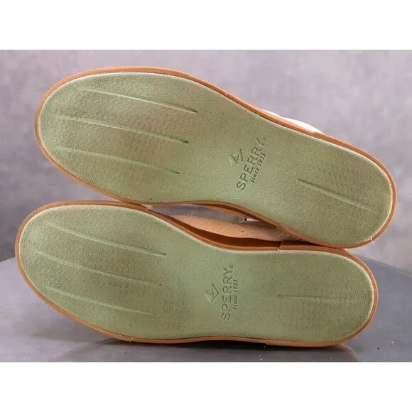 Sperry Top Sider Gold Cup Striper Plushwave Men's Sneakers Shoes Size 10.5 EUC
