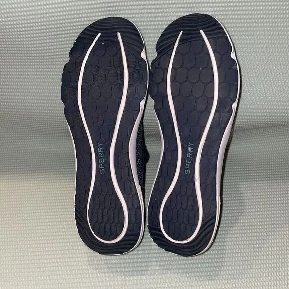 Sperry 7 Seas 3-Eyes Men’s Size 10M Navy Blue Boating Shoes Lightweight Athletic