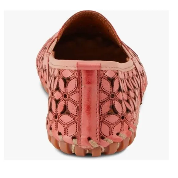 Spring Step Women's Flowerflow Shoes, Salmon, Size