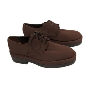 Stephane Kelian Paris Brown Derby Lace Up Shoes Size 8 1/2