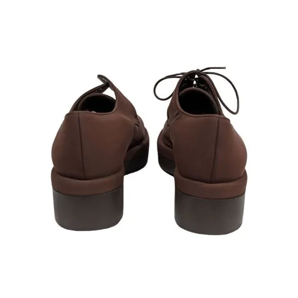 Stephane Kelian Paris Brown Derby Lace Up Shoes Size 8 1/2