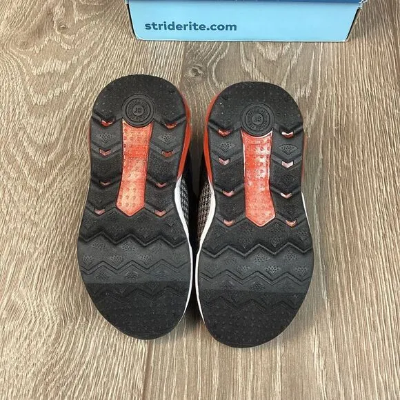 Stride Rite Shoes Sneakers Made 2 Play‎ Radiant Bounce Gray Black 9M NEW