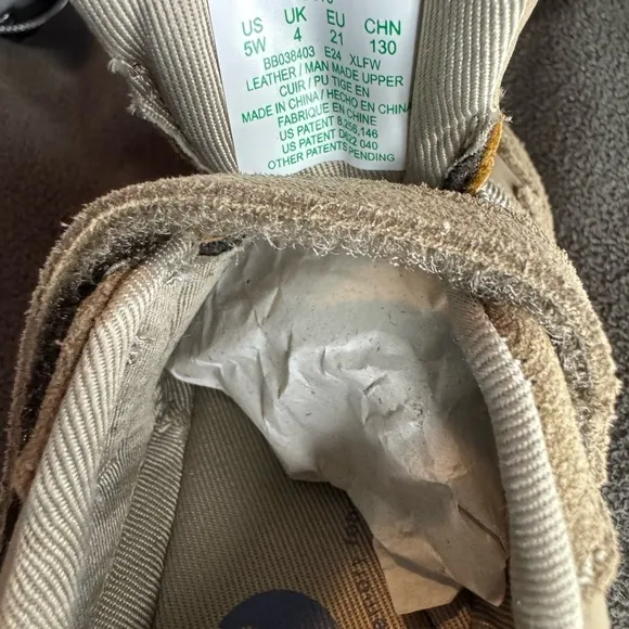 STRIDE RITE Waverly | Walnut Tan and Blue Baby Shoes - Size 5