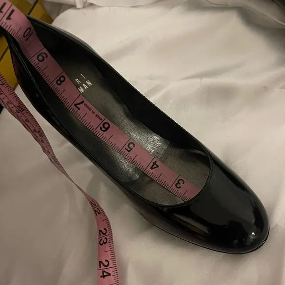 Stuart Weitzman Black Patent Pumps heels