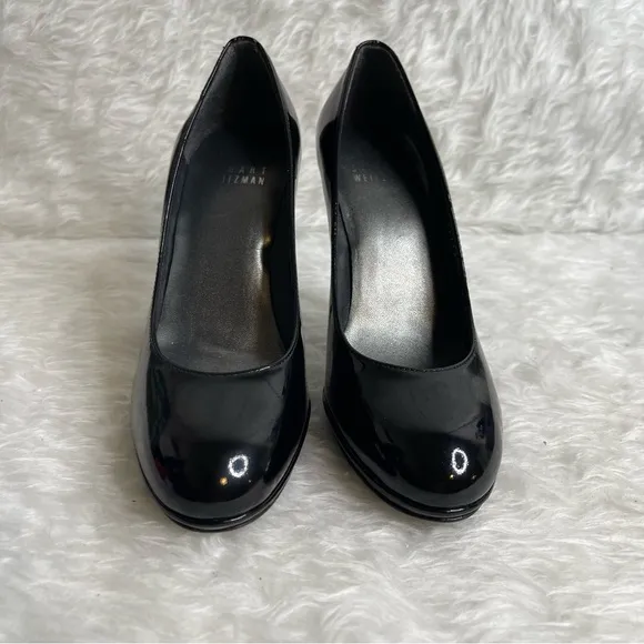 Stuart Weitzman Black Patent Pumps heels