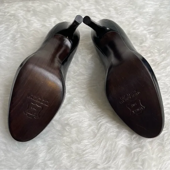 Stuart Weitzman Black Patent Pumps heels