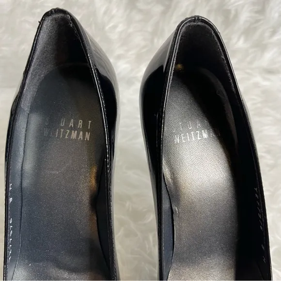 Stuart Weitzman Black Patent Pumps heels