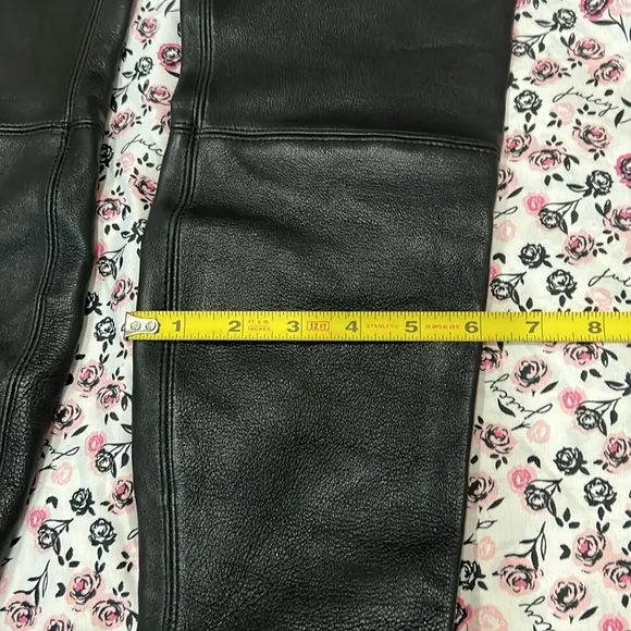 Stuart Weitzman Highland Tieland Napa Leather Thigh High Black Heeled Boots