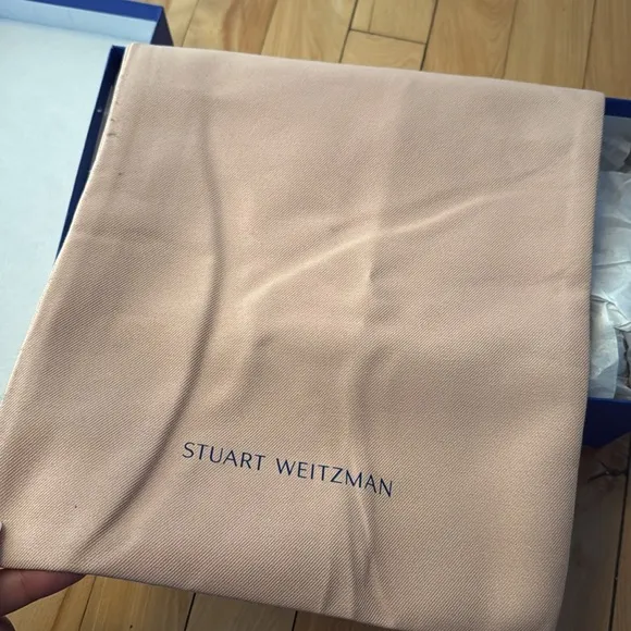 Stuart Weitzman ROYALE PEARL BRAIDA FLAT - Women's size 10.5