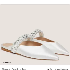 Stuart Weitzman ROYALE PEARL BRAIDA FLAT - Women's size 10.5