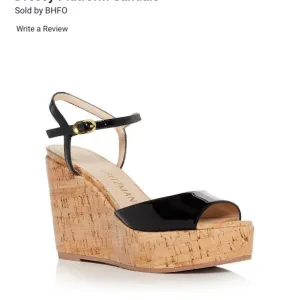 Stuart Weitzman Womens Palmina Leather Dressy Platform Sandals 6.5