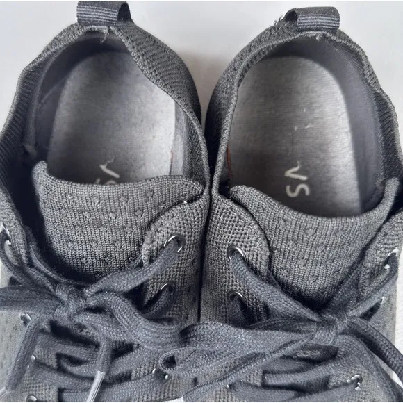 Suavs Shoes Mens 8 Jet Black Gum The Zilker Knit Sneaker Barefoot Workout Travel