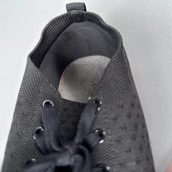 Suavs Shoes Mens 8 Jet Black Gum The Zilker Knit Sneaker Barefoot Workout Travel