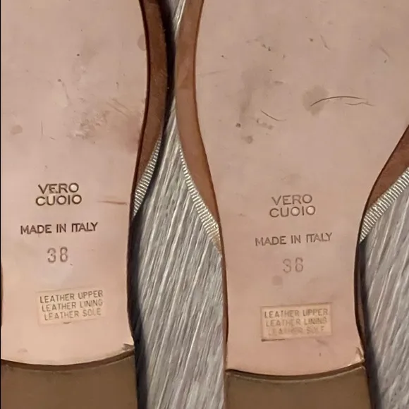 Sundance Karina Suede Mules Flats Slip On Gauze Sheer Bow Camel Tan 38 8 NEW