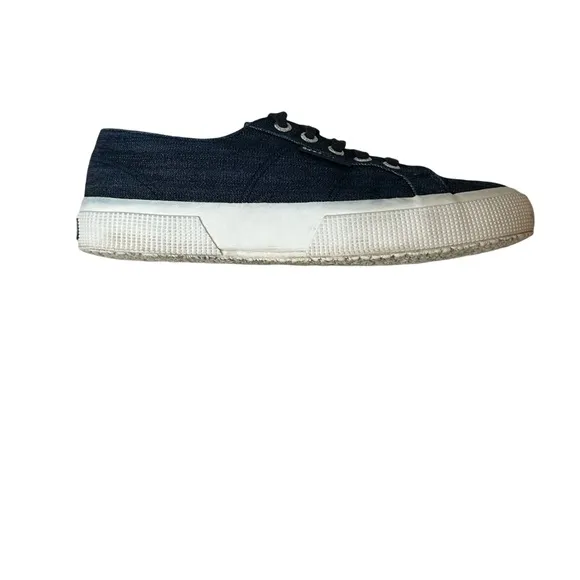 Superga Blue 2750 Denimshinyw Sneaker Women’s Size 7.5