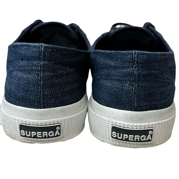 Superga Blue 2750 Denimshinyw Sneaker Women’s Size 7.5