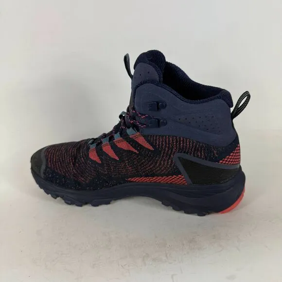 The North Face Ultra Fastpack 3 Mid GTX Boot Womens 10 Navy Lace-Up Hiking Shoes