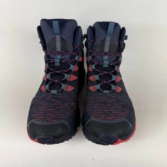 The North Face Ultra Fastpack 3 Mid GTX Boot Womens 10 Navy Lace-Up Hiking Shoes