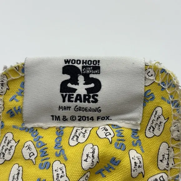 The Simpsons 25th Anniversary Converse All Star Size Men's 10.5 Women's 12.5