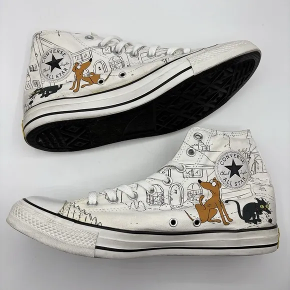 The Simpsons 25th Anniversary Converse All Star Size Men's 10.5 Women's 12.5