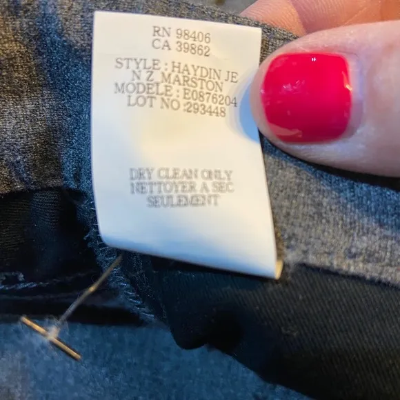 Theory Haydin Jenz Marston Dress Pants Slim Fit Grey Size 30 NWT