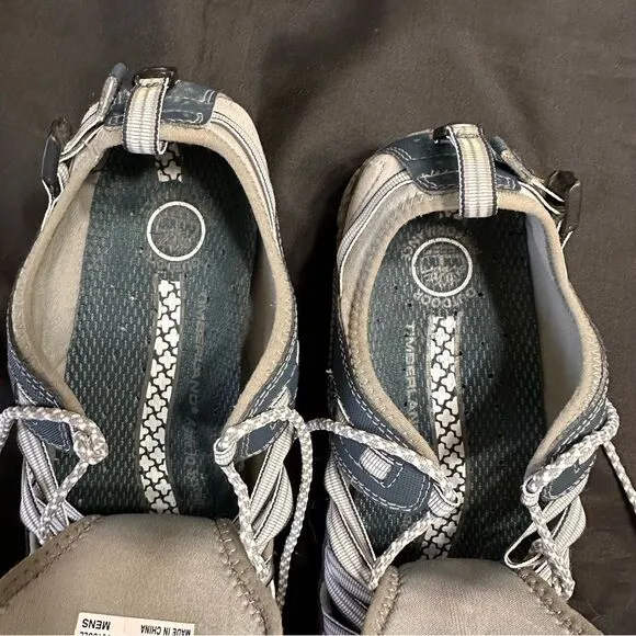 Timberland Hydroclimb 31171 Closed Toe Sandals White and Navy Grey Men’s Size 10