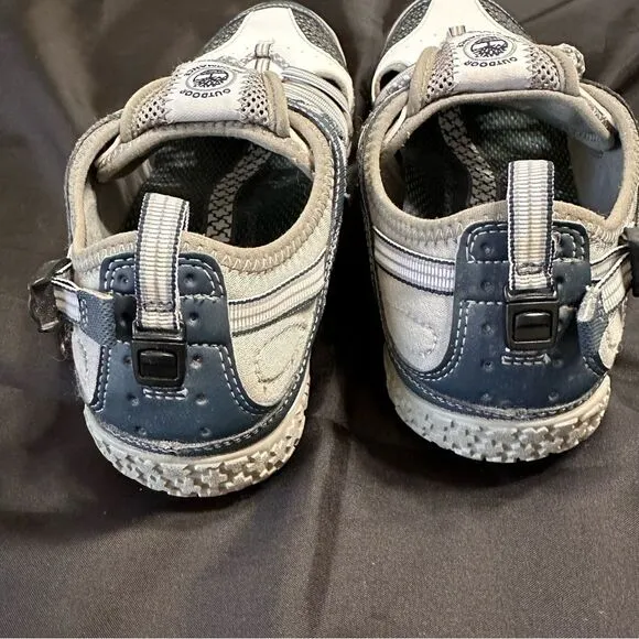 Timberland Hydroclimb 31171 Closed Toe Sandals White and Navy Grey Men’s Size 10