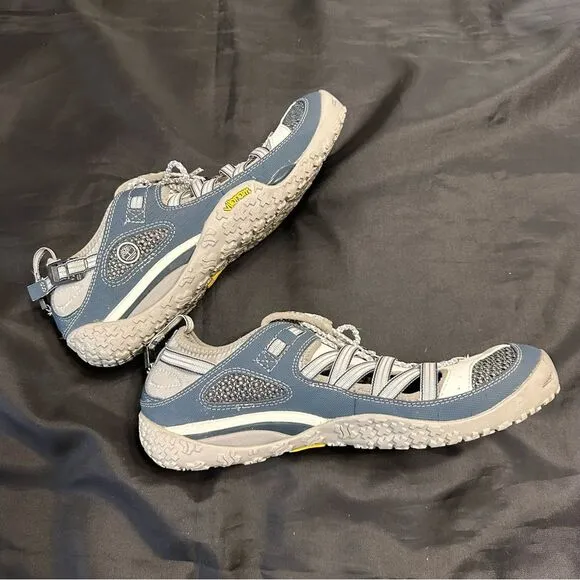Timberland Hydroclimb 31171 Closed Toe Sandals White and Navy Grey Men’s Size 10