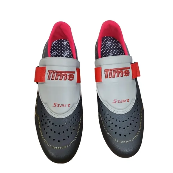 TIME Vintage Cycling Shoes Mountain Bike 2 Bolts Size EU 44 US 10.5 EXCELLENT
