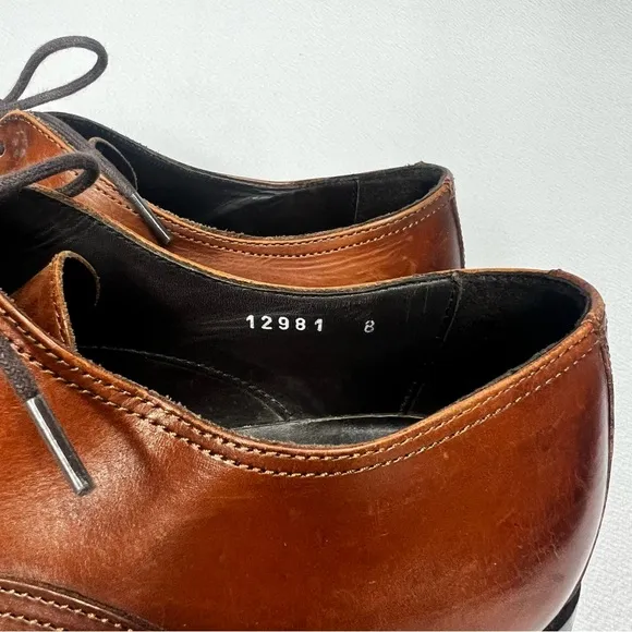 To Boot New York Adam Derrick 12981 Black Cap Toe Oxford Dress Shoes Men’s 8