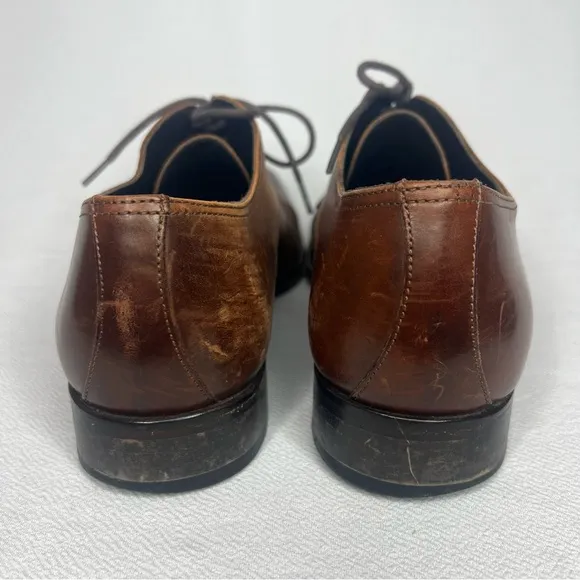 To Boot New York Adam Derrick 12981 Black Cap Toe Oxford Dress Shoes Men’s 8