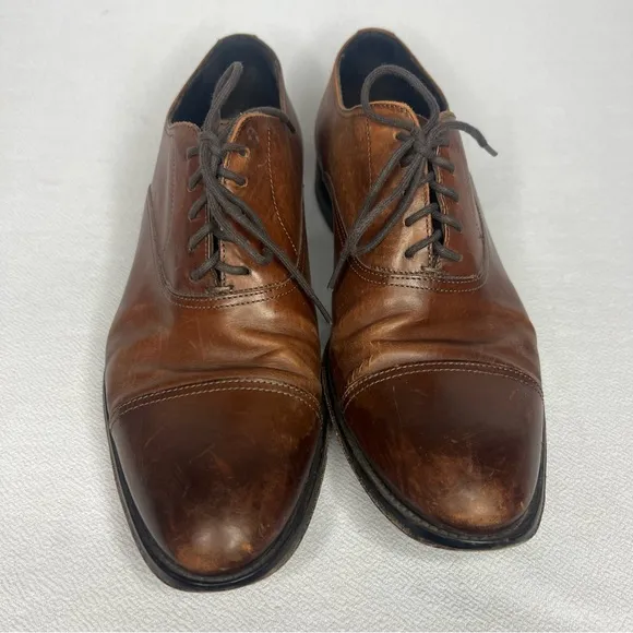 To Boot New York Adam Derrick 12981 Black Cap Toe Oxford Dress Shoes Men’s 8