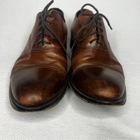 To Boot New York Adam Derrick 12981 Black Cap Toe Oxford Dress Shoes Men’s 8