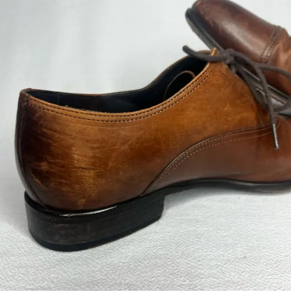 To Boot New York Adam Derrick 12981 Black Cap Toe Oxford Dress Shoes Men’s 8