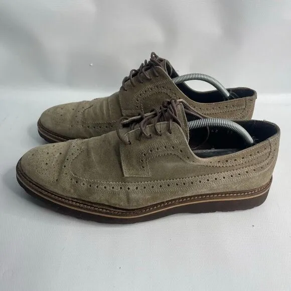 To Boot New York Spencer Full Wingtip Oxford Shoes Men's Size‎ 12 Vibram Soles