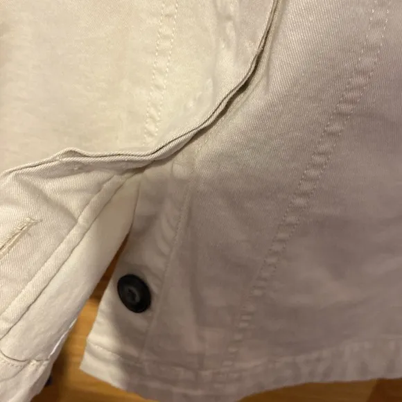Toad &amp; Co organic cotton utility jacket tan jacket size medium
