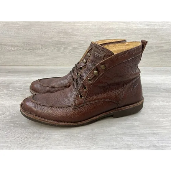Tommy Bahama Glenrock TFM00258 Men's 11M Brown Leather Ankle Chukka Bootie Boot