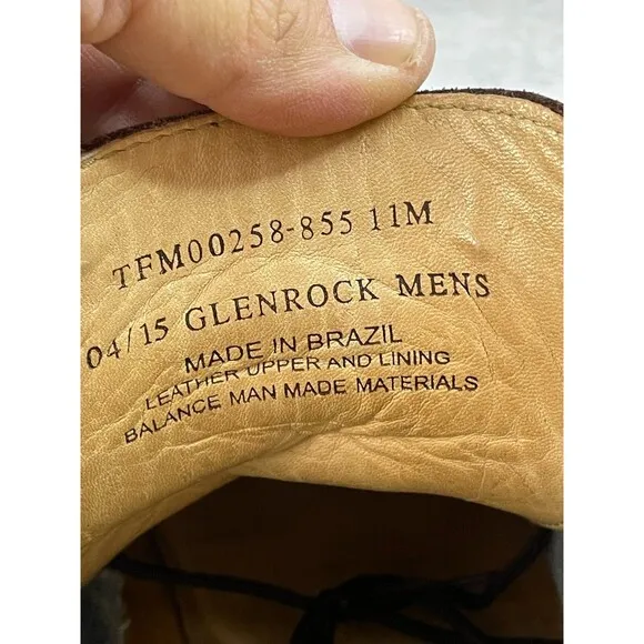Tommy Bahama Glenrock TFM00258 Men's 11M Brown Leather Ankle Chukka Bootie Boot