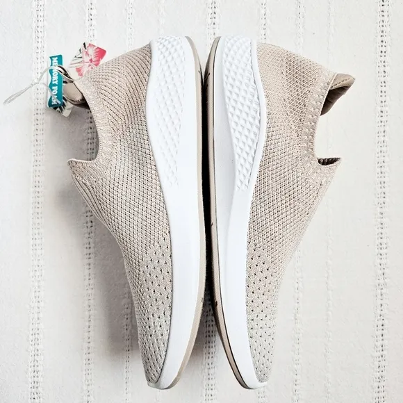 Tommy Bahama Memory Foam Knit Athletic Shoes Neutral Beige Women's Walking 10