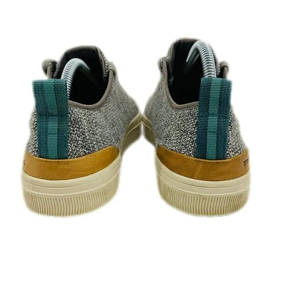 Toms Mens Gray Round Toe Low Top Lace Up Casual Sneakers Shoes Size 9 10013012