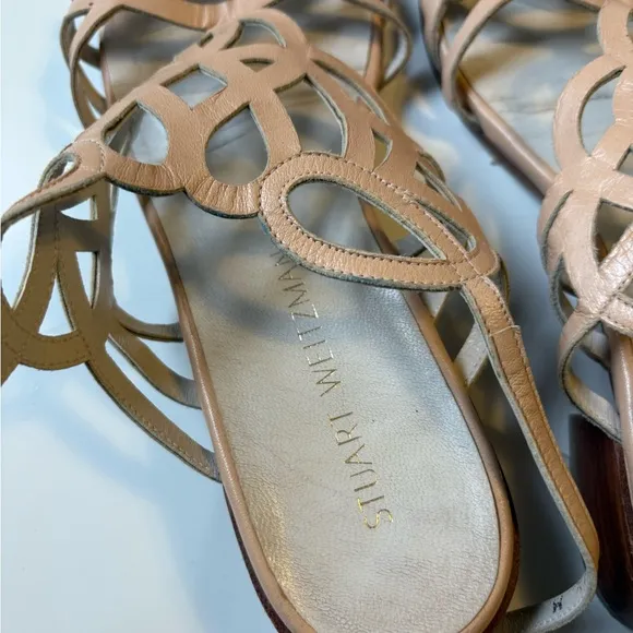 TORY BURCH Huarache Ankle Wedge Booties Sandal Shoes Size 9 ($325)